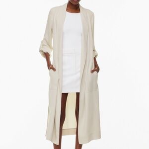 Aritzia x Babaton Kahlo Robe, Color: ivory, size: XXS